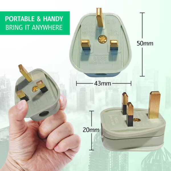 Unbreakable 13amp UK Plugs Rewireable Safety Design for Small Fingers (PACK OF 20) - Image 10